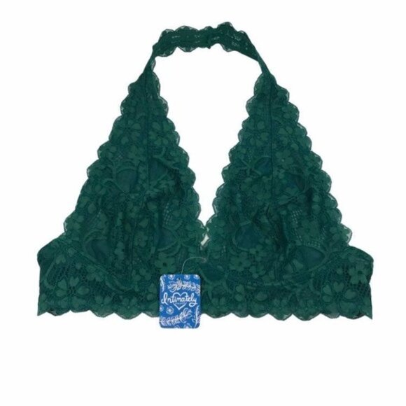 Free People Galloon Lace V-neck Halter Bralette - Picture 6 of 11